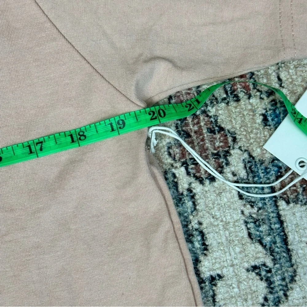 Good American Size 2 Pink T-shirt Rose Gold Medium Med NWT - Picture 7 of 9